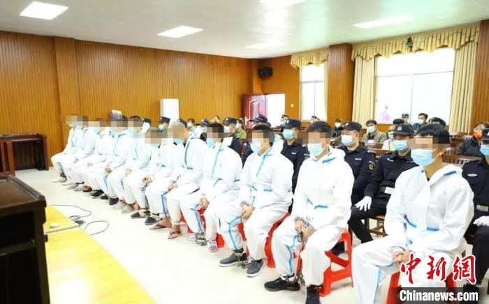 圖為庭審現(xiàn)場?！|蘭法院 攝