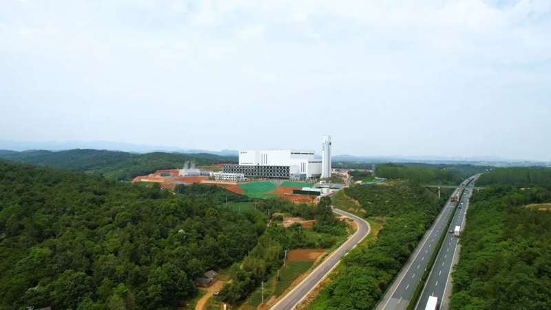湖北省宜昌市生活垃圾發(fā)電特許經(jīng)營(yíng)項(xiàng)目。陳臣攝