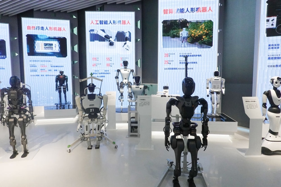 上?？萍紕?chuàng)新成果展（2023年11月28日攝）。