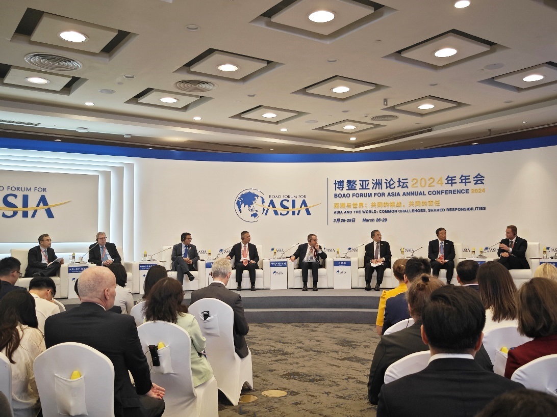 博鰲亞洲論壇2024年年會“加快應對氣候變化行動”分論壇。