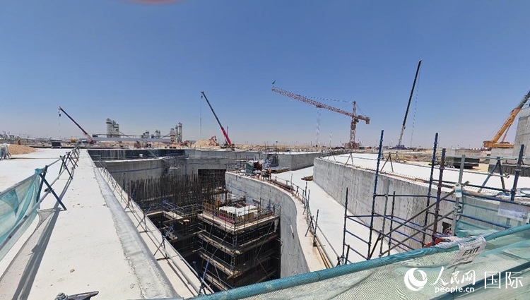 德拉伊耶門項(xiàng)目建設(shè)場景。艾哈邁德攝