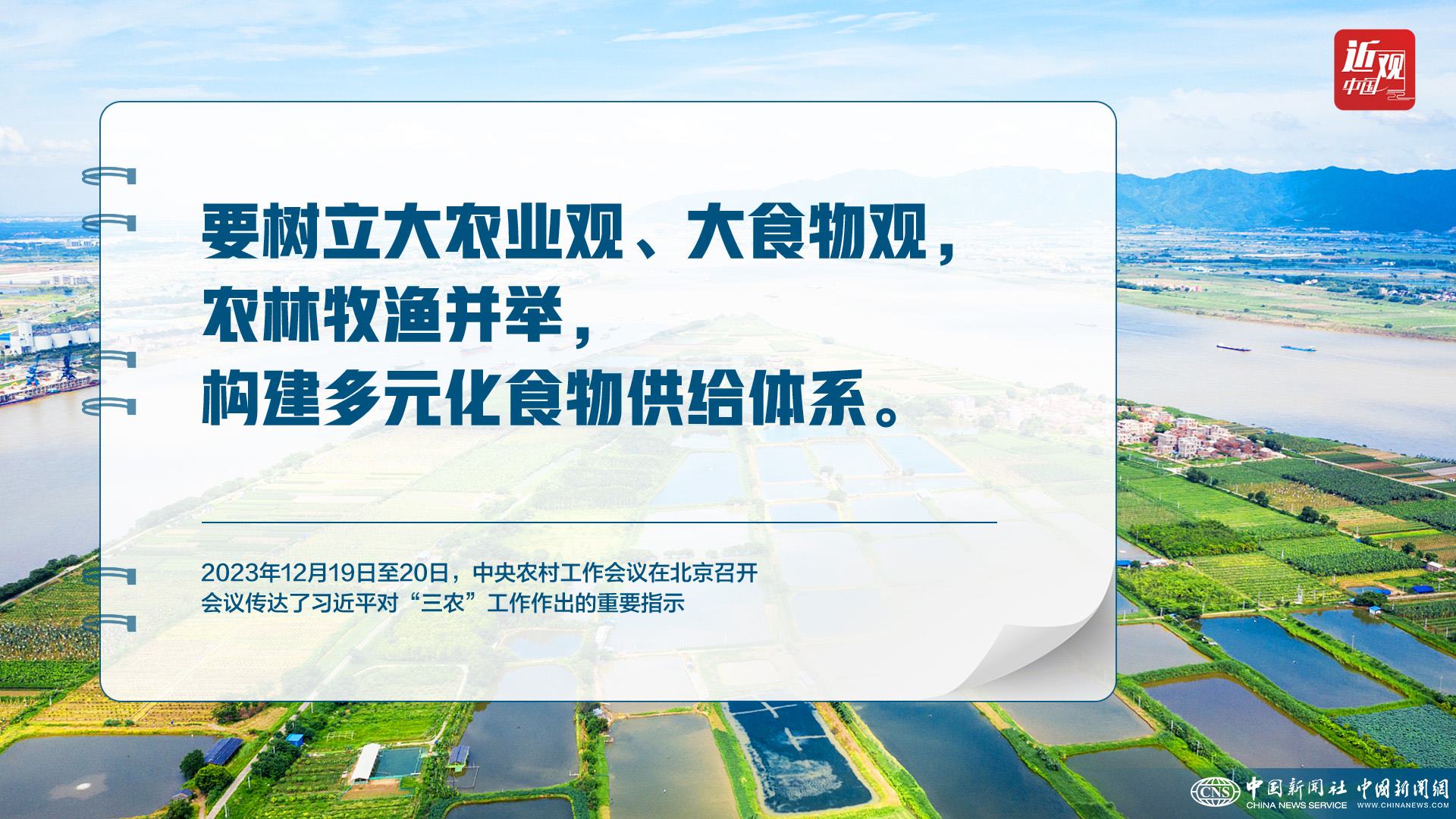 習(xí)近平：樹立大食物觀，構(gòu)建多元化食物供給體系