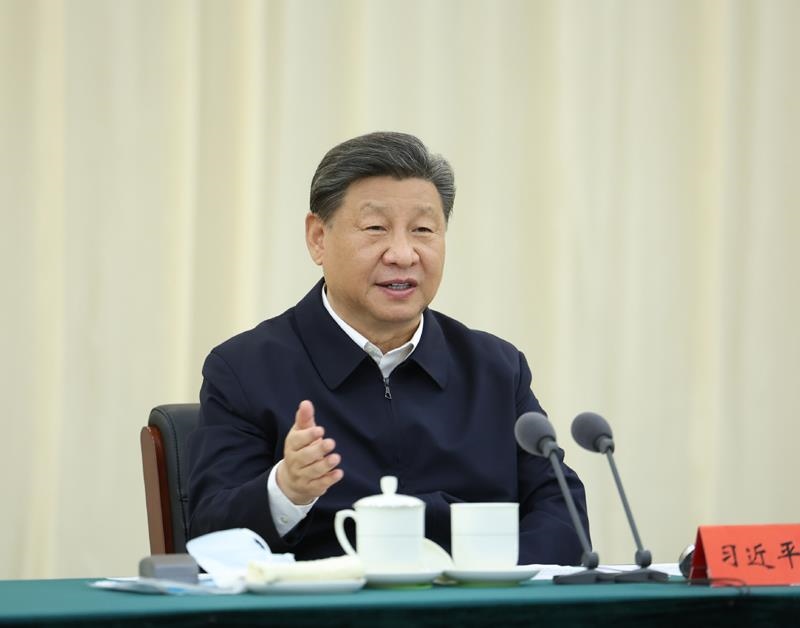 △2023年6月6日，習近平總書記在內蒙古巴彥淖爾主持召開加強荒漠化綜合防治和推進“三北”等重點生態(tài)工程建設座談會并發(fā)表重要講話。