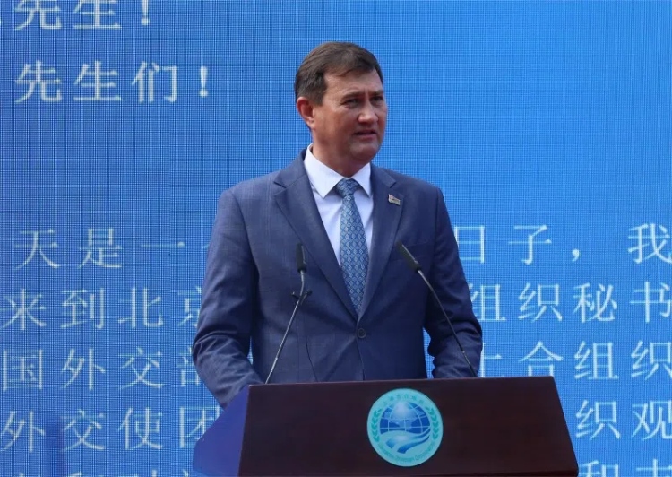 白俄羅斯外交部長(zhǎng)馬克西姆·雷任科夫出席活動(dòng)并致辭。主辦方供圖