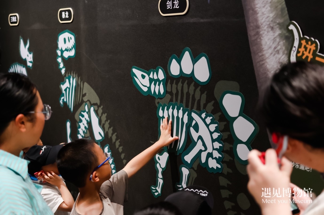 5. “2億年的地球記憶——恐龍化石特展”互動(dòng)區(qū)域。遇見(jiàn)博物館供圖