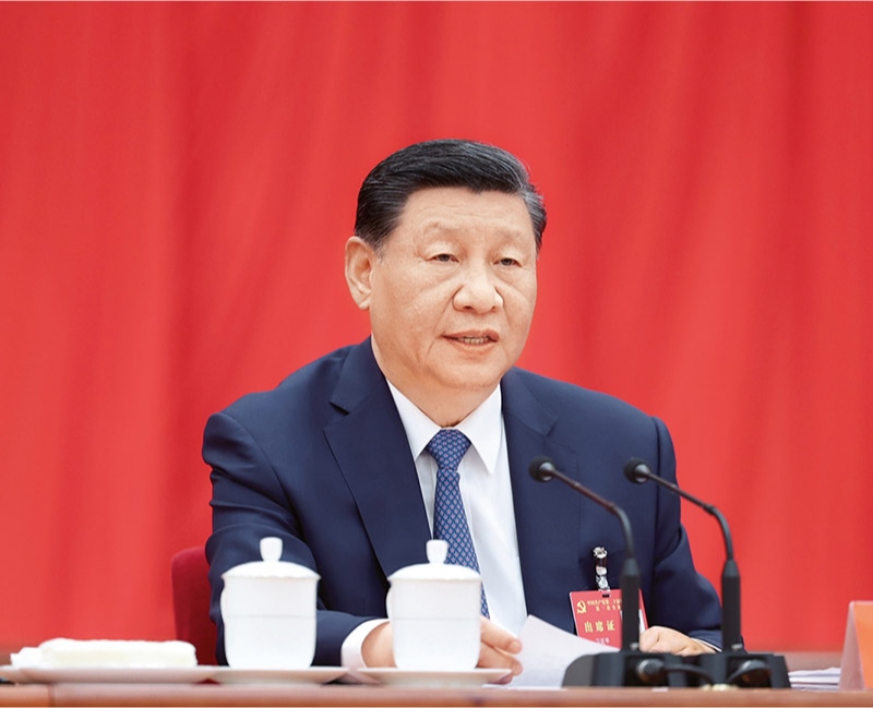 中國共產(chǎn)黨第二十屆中央委員會第三次全體會議，于2024年7月15日至18日在北京舉行。中央委員會總書記習近平作重要講話。 新華社記者 鞠鵬/攝