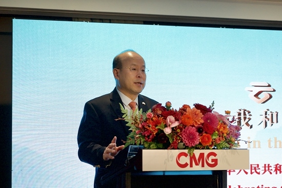 中國駐澳大利亞大使肖千出席活動并致辭。張舒惠攝