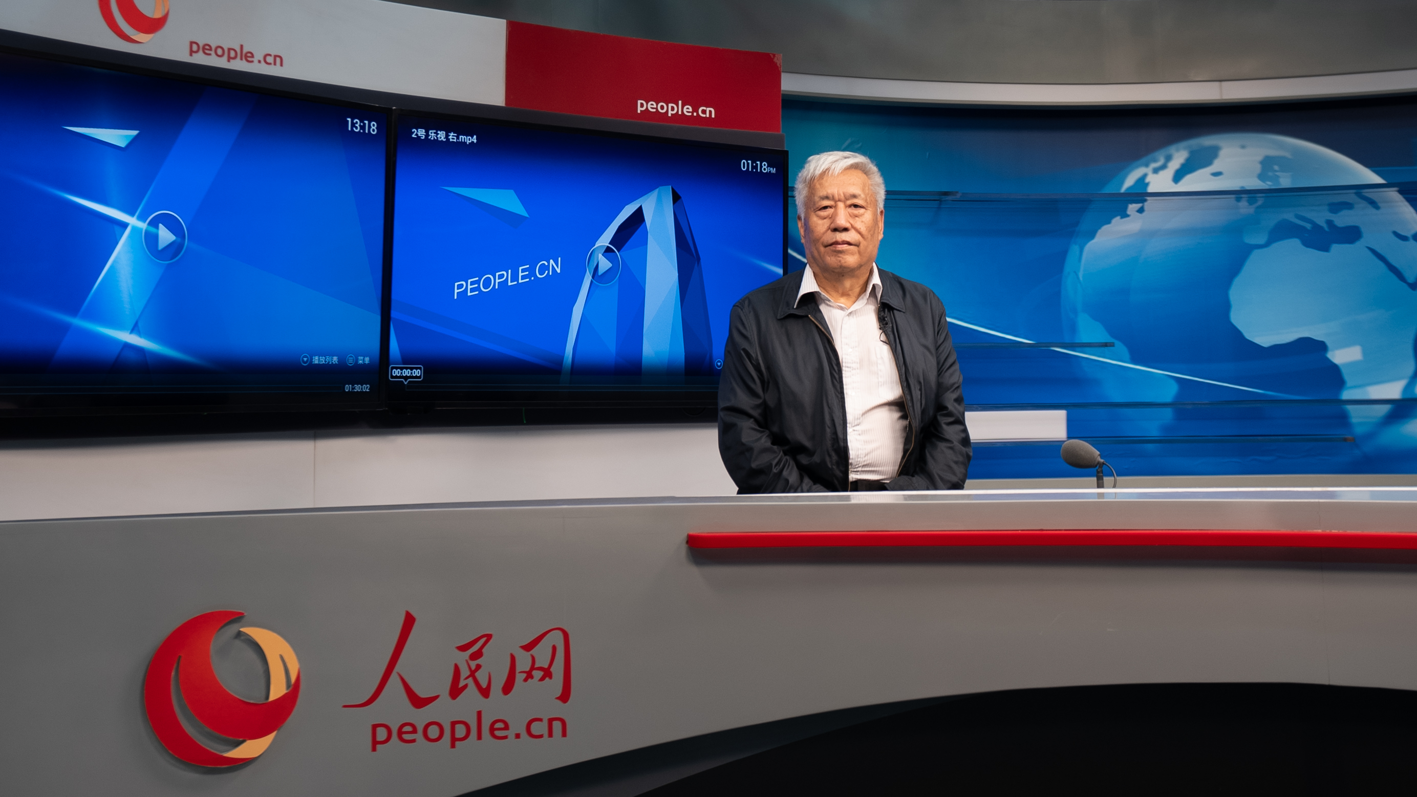 中國(guó)地震局地球物理研究所原副所長(zhǎng)、研究員高孟潭作客人民網(wǎng)。人民網(wǎng)記者 葛泰佚攝