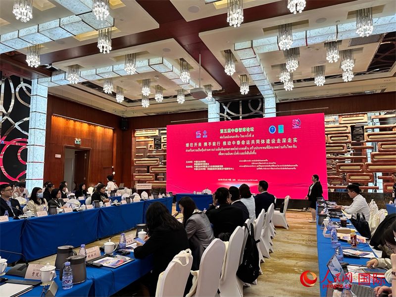第五屆中泰智庫(kù)論壇現(xiàn)場(chǎng)。人民網(wǎng) 孫書宇攝